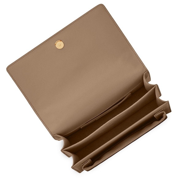 Authentic YSL sunset medium bag in nude smooth leather - Picture 10 of 16